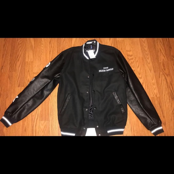 Super Mario Bros Bomber Jacket 